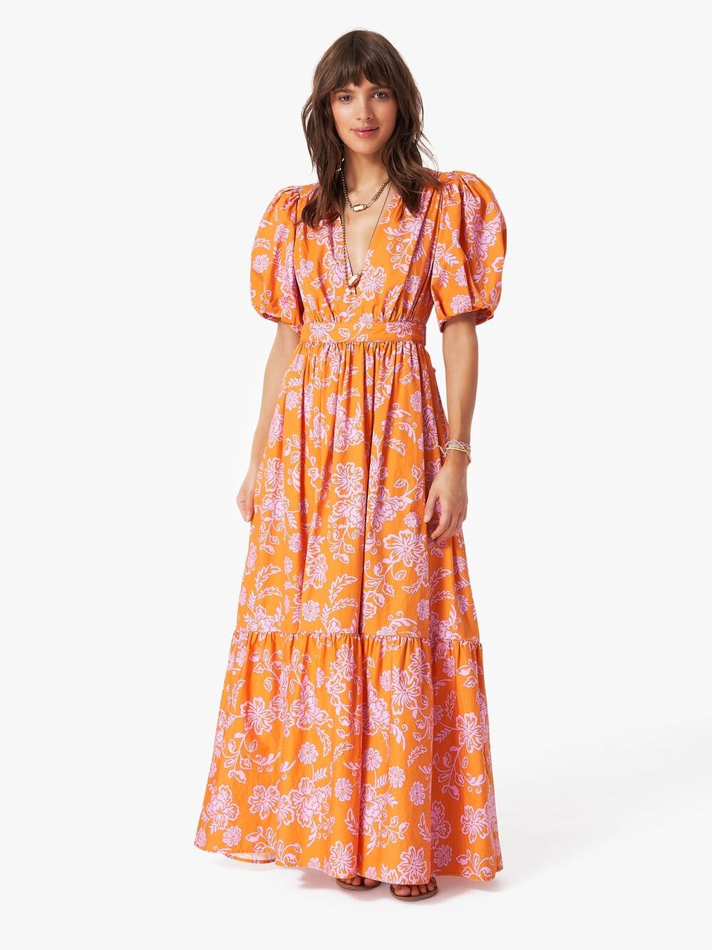 XS Xierna Larkyn Dress NEW Tropicana Orange